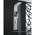 YL5612 Factory Price Brushed anti-fingerprint Stainless Steel Shower Panel with Shelf